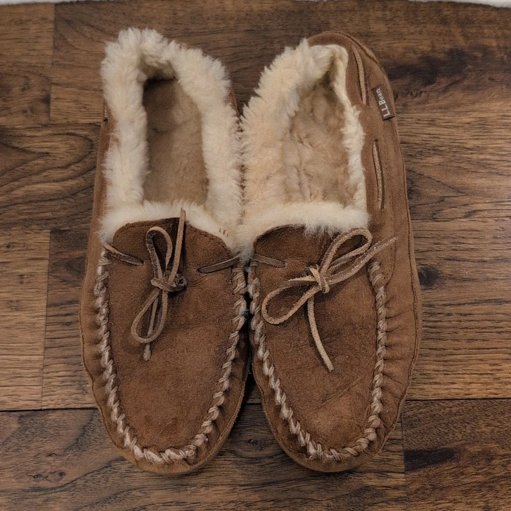 Mens L.L. Bean Wicked Good Moccasins size 10M